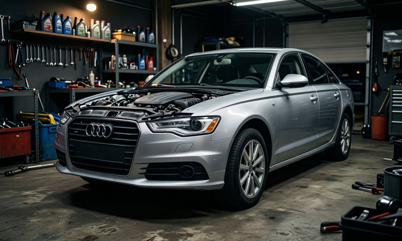 Стук и люфт в подвеске Audi A6 C7: поиск причин и ремонт
